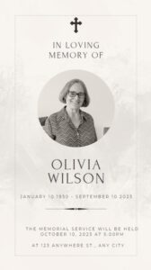 A front cover of a sympathy card